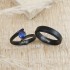 Cincin Kawin Tunangan Emas & Perak  Finishing Black - EPFB00001