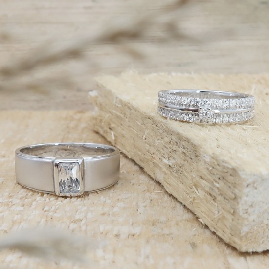 Cincin Kawin Tunangan Emas & Perak - EPK00001